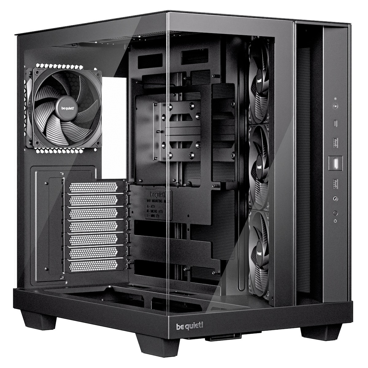 be quiet! LIGHT BASE 500 Black | PC-Gehäuse