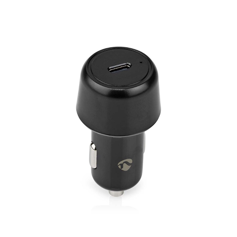 Nedis Auto-Ladegerät 30 W 2.0 / 3.0 A - Anzahl der Ausgänge: 1, Port Type: USB-C™, Automatische Spannungswahl