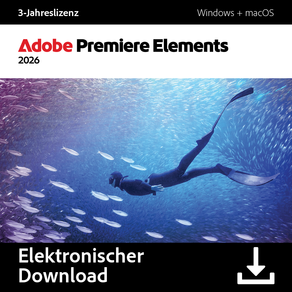 Adobe Premiere Elements 2026| 3 Jahre