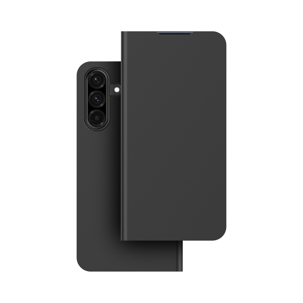 Mobeen Flip Cover für Galaxy A17 5G, Black