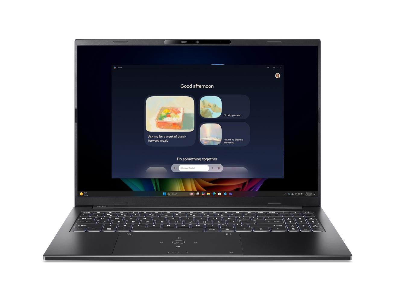 Acer Swift Go 16 AI OLED (SFG16-74-71TF) Copilot+ PC 16,0" WUXGA, OLED, 120Hz, Intel Ultra 7-258V (47 TOPS), 32GB RAM, 1TB SSD, 