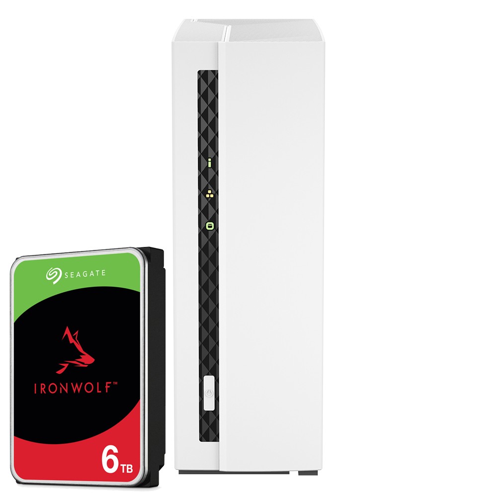 QNAP TS-133 6TB Seagate IronWolf NAS-Bundle NAS inkl. 1x 6TB Seagate IronWolf 3.5 Zoll SATA Festplatte