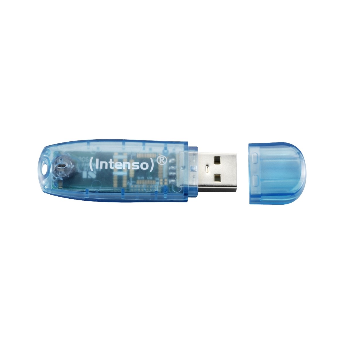 Intenso Rainbow Line Typ-A 4GB Blau - USB-Stick, Typ-A 2.0