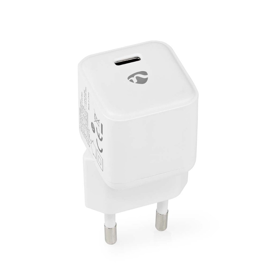 Nedis Netzladegerät 30 W 1.5 2.0 2.5 3.0 A - Anzahl der Ausgänge: 1, USB-C™, Automatische Spannungswahl