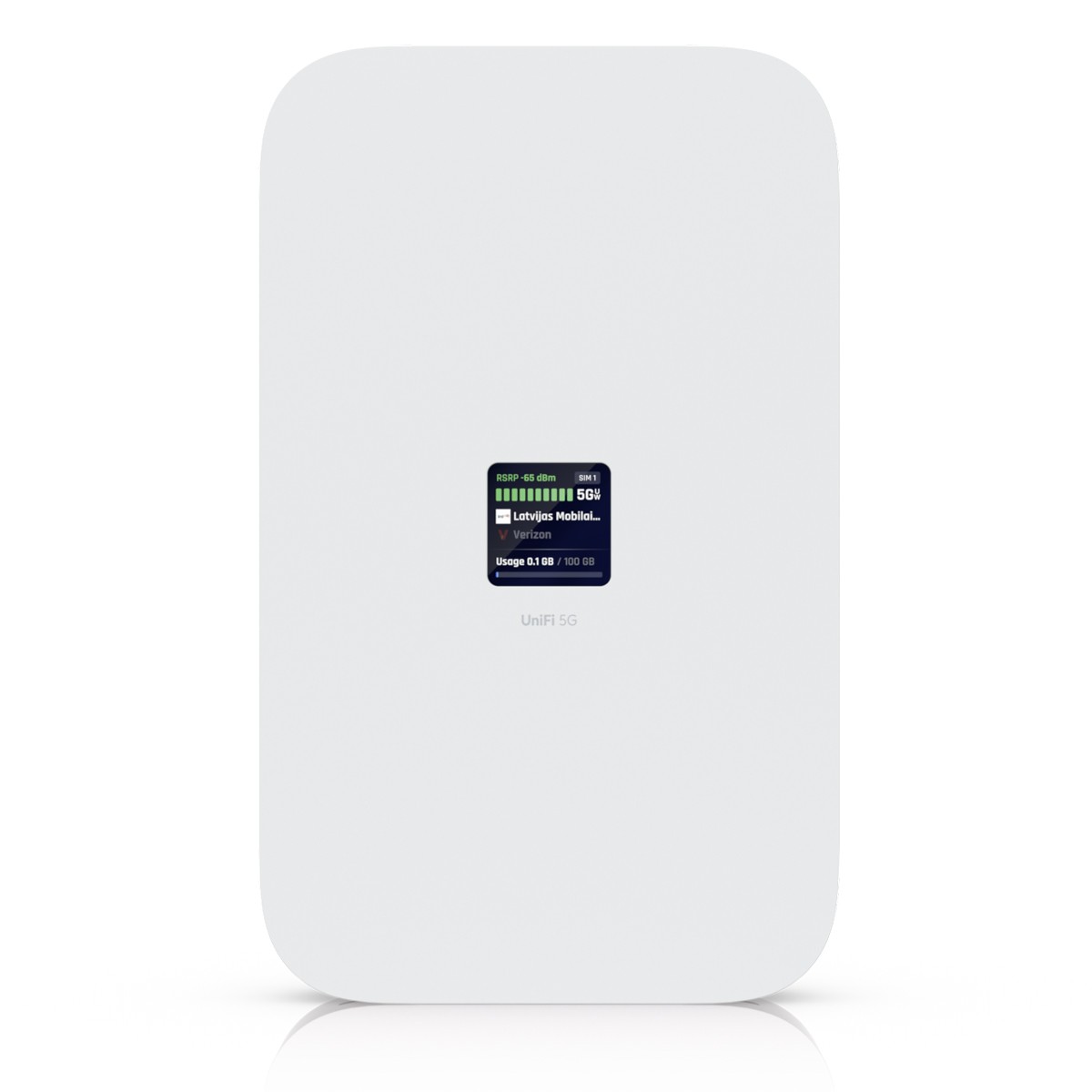 Ubiquiti UniFi 5G Max Modem 5G DL bis zu 3,6 Gbit/s, 4G DL bis zu 1,6 Gbit/s, 1x 2.5G LAN