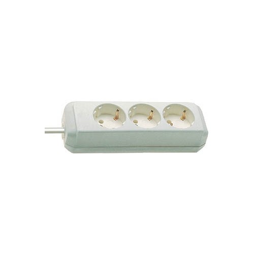Brennenstuhl Eco-Line Steckdosenleiste [3-fach, weiß, 3m]