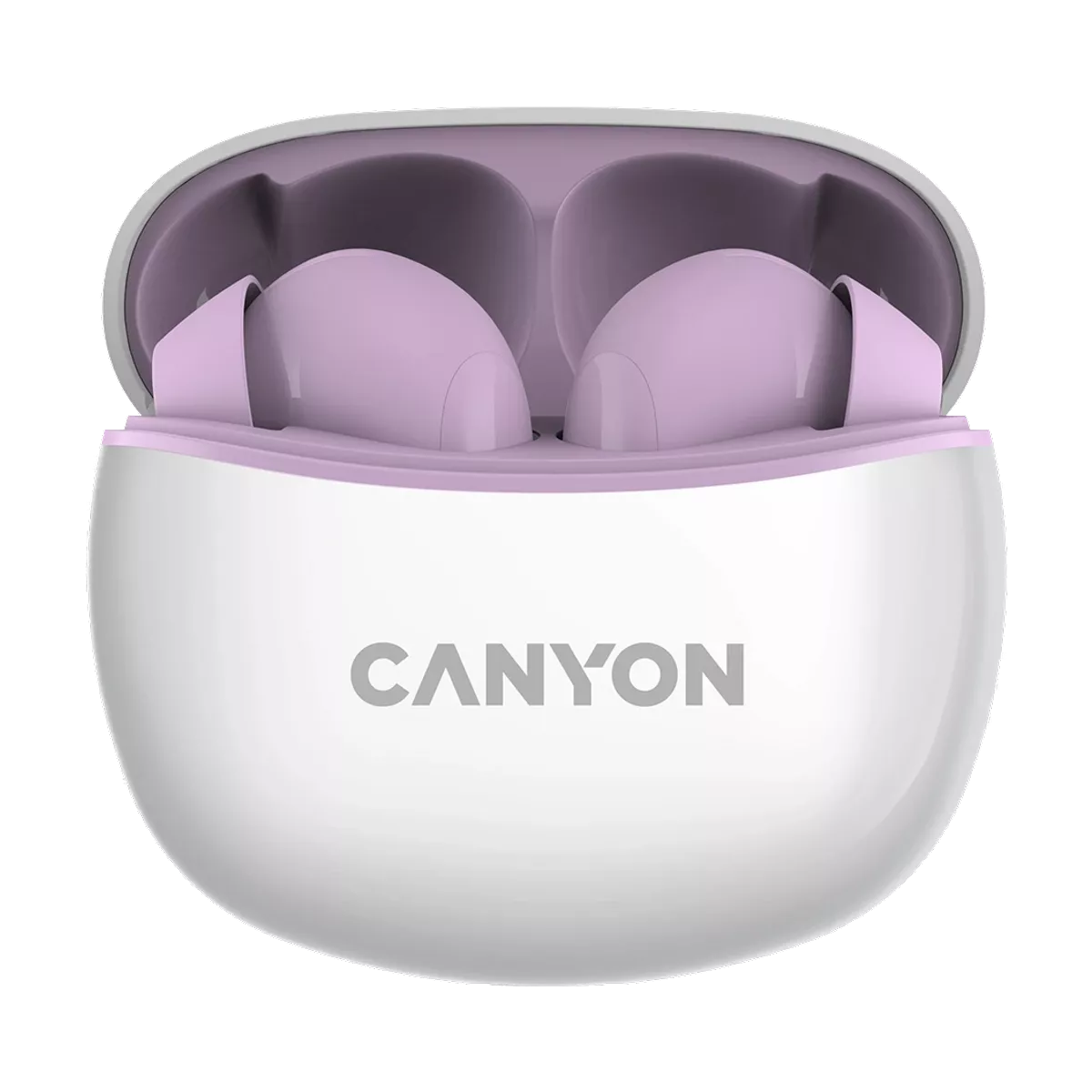 CANYON In-Ear Kopfhörer TWS-5, Purple Bluetooth 5.3, Berührungssteuerung, Ladeeingang: USB-C