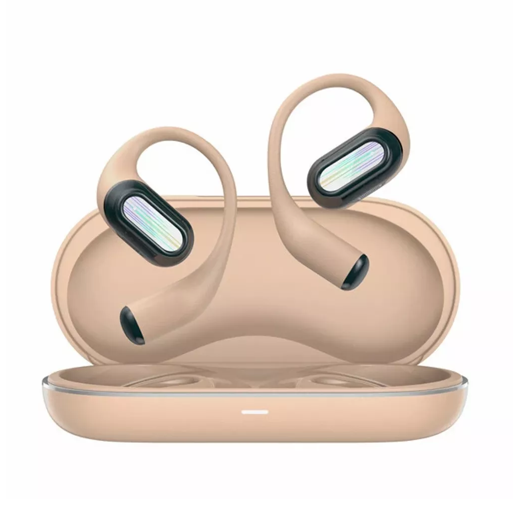 CANYON In-Ear Kopfhörer OnFlow 12 OWS, Beige Bluetooth 5.4, Umgebungsgeräuschunterdrückung, Touch-Steuerung, 4 Mikrofone mit ENC