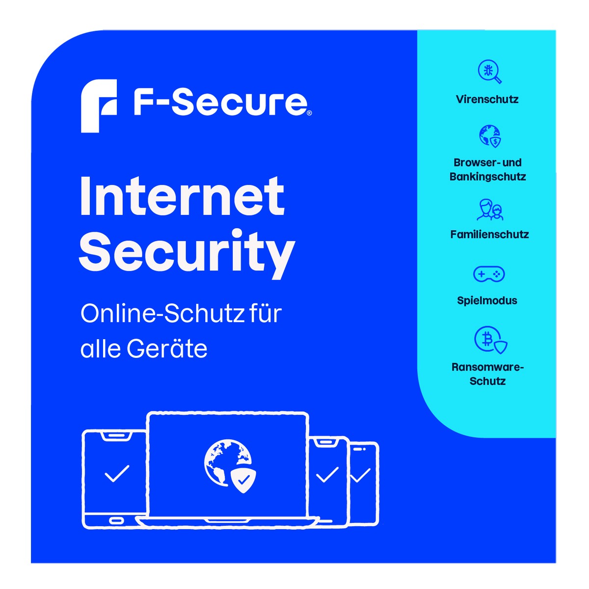 F-Secure Internet Security für alle Geräte [3 Geräte - 2 Jahre]