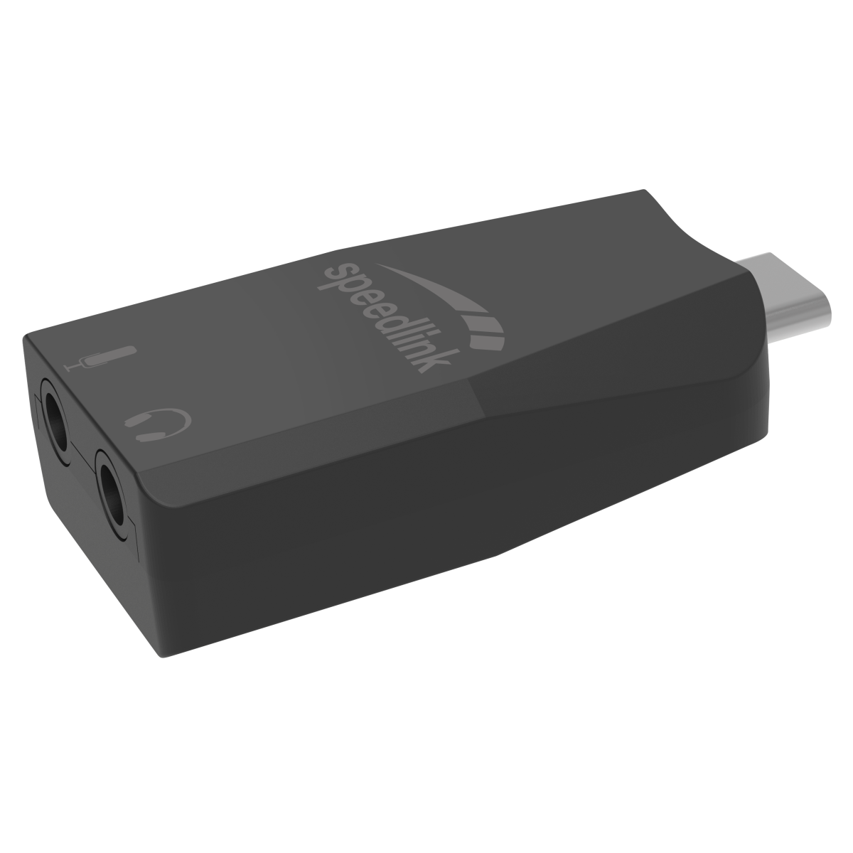 Speedlink VIGO USB-C Soundkarte, schwarz