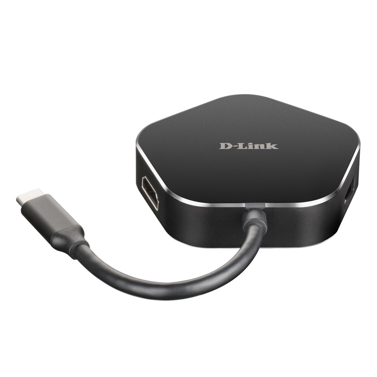 D-Link 4-In-1 USB-C Hub (DUB-M420) [2x USB 3.0, 1x HDMI, 1x USB-Typ C/Thunderbolt 3]