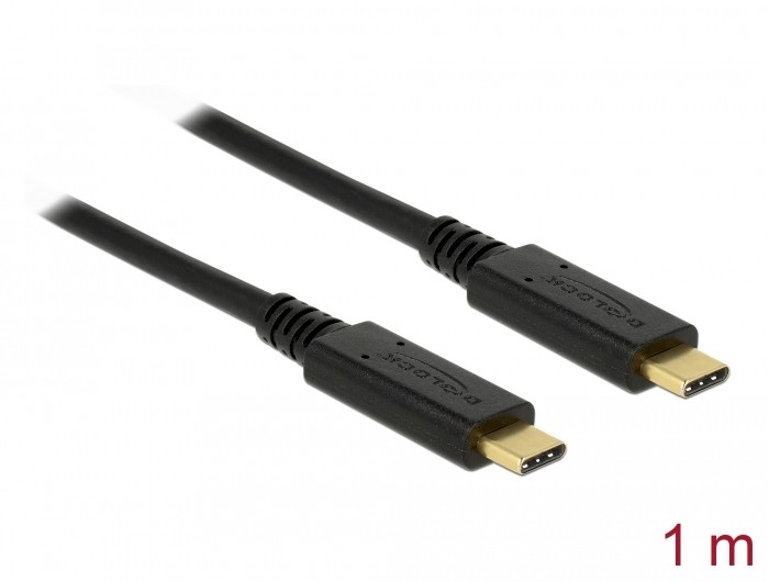 Delock USB 3.1 Gen 2 (10 Gbps) Kabel Type-C zu Type-C, 1m
