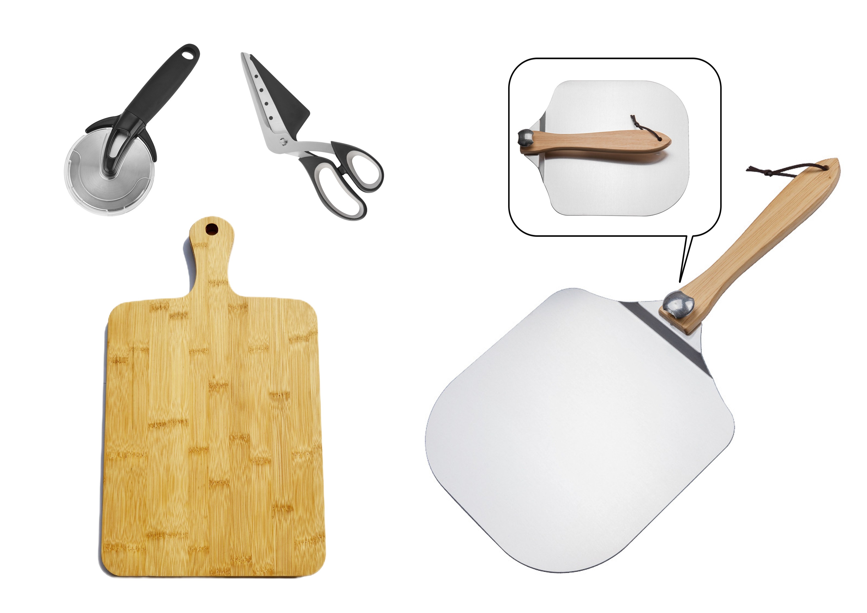 Pizza-Set 4-teilig