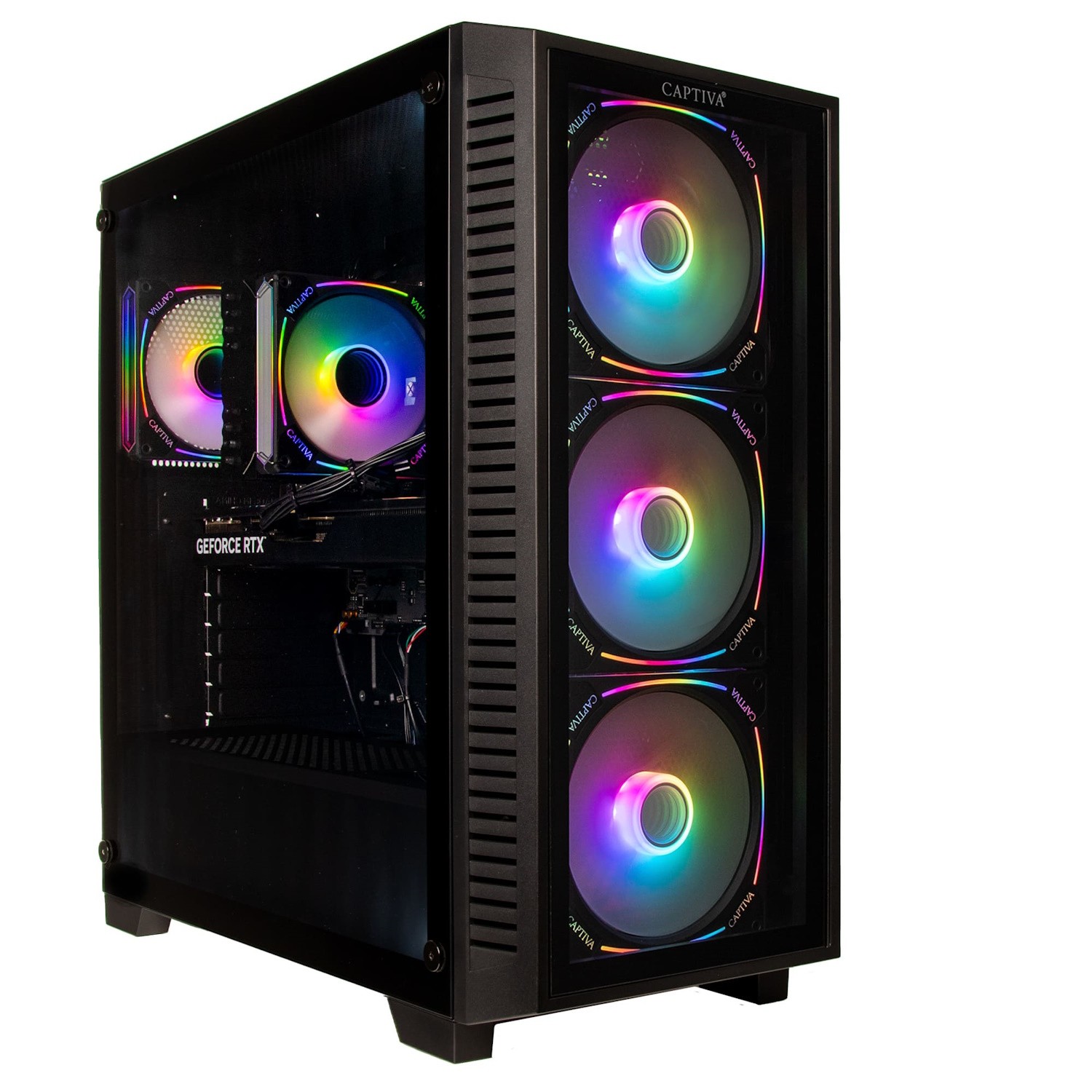 Captiva PC Highend Gaming I89-877 Intel Core Ultra 7 265KF, 32GB DDR5 RAM, 2TB M.2 SSD, Nvidia Geforce RTX 5070 (12GB GDDR7), Z8