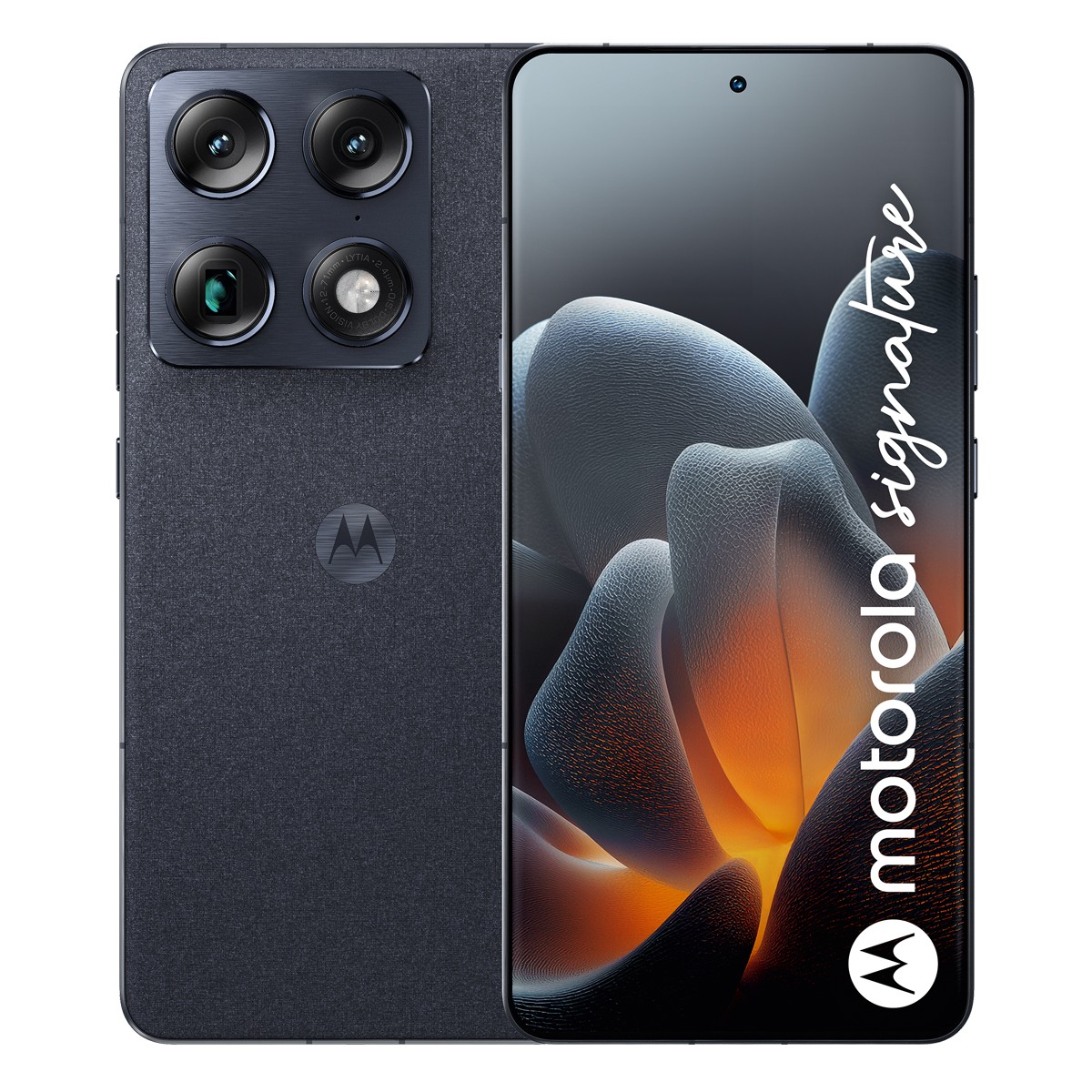 Motorola Signature 512GB Carbon 17,22cm (6,78") AMOLED Display, Android 16, 50MP Triple-Kamera