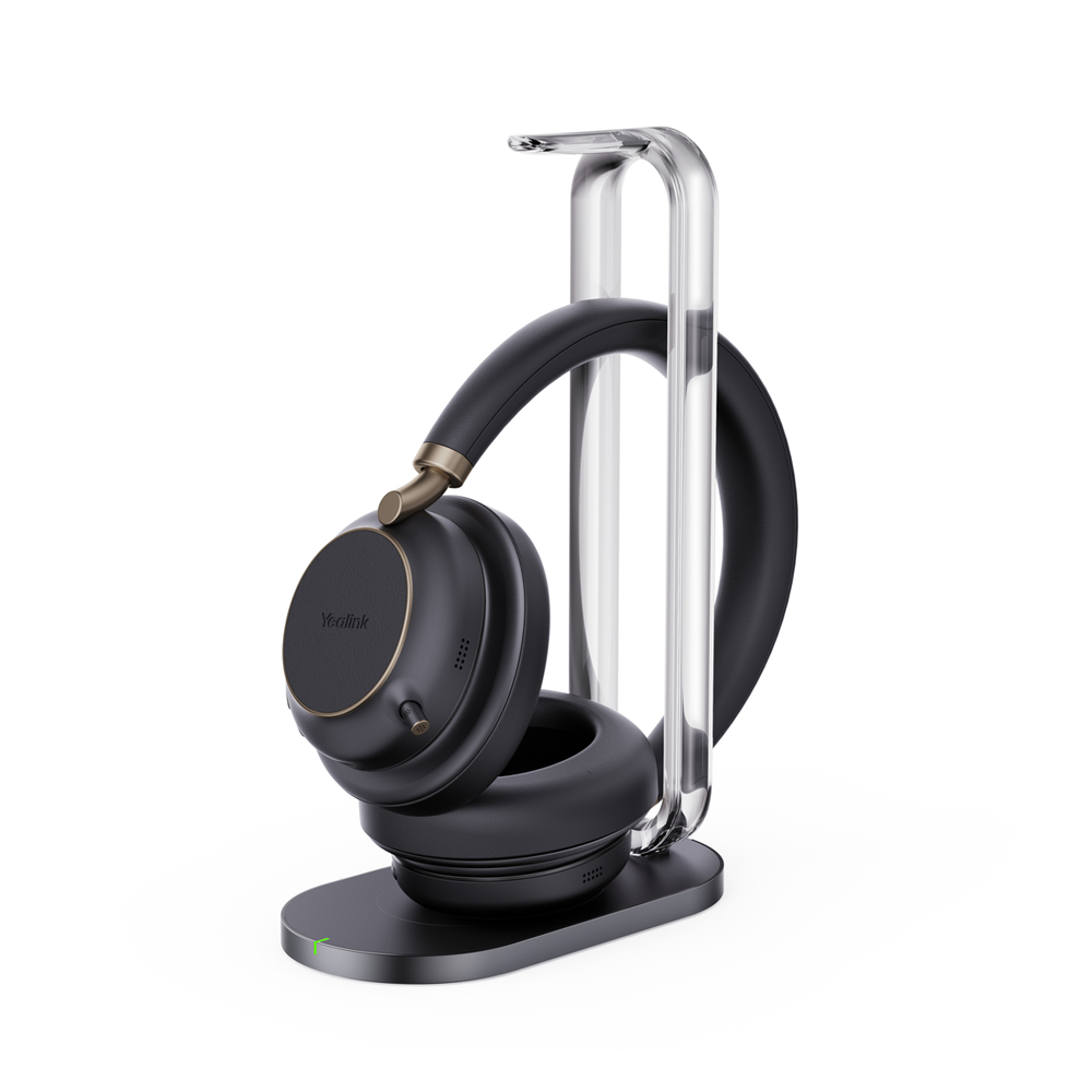 Yealink Headset BH 76 Plus inkl.LadeständerTeams Black USB-C/A