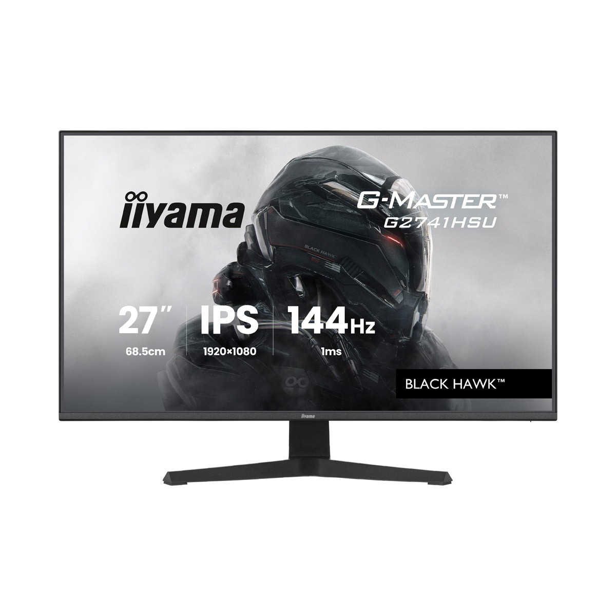 Iiyama G2741HSU-B1 Gaming Monitor 27? Full HD IPS-Panel, 144 Hz, 1 ms MPRT, FreeSync und G-Sync kompatibel