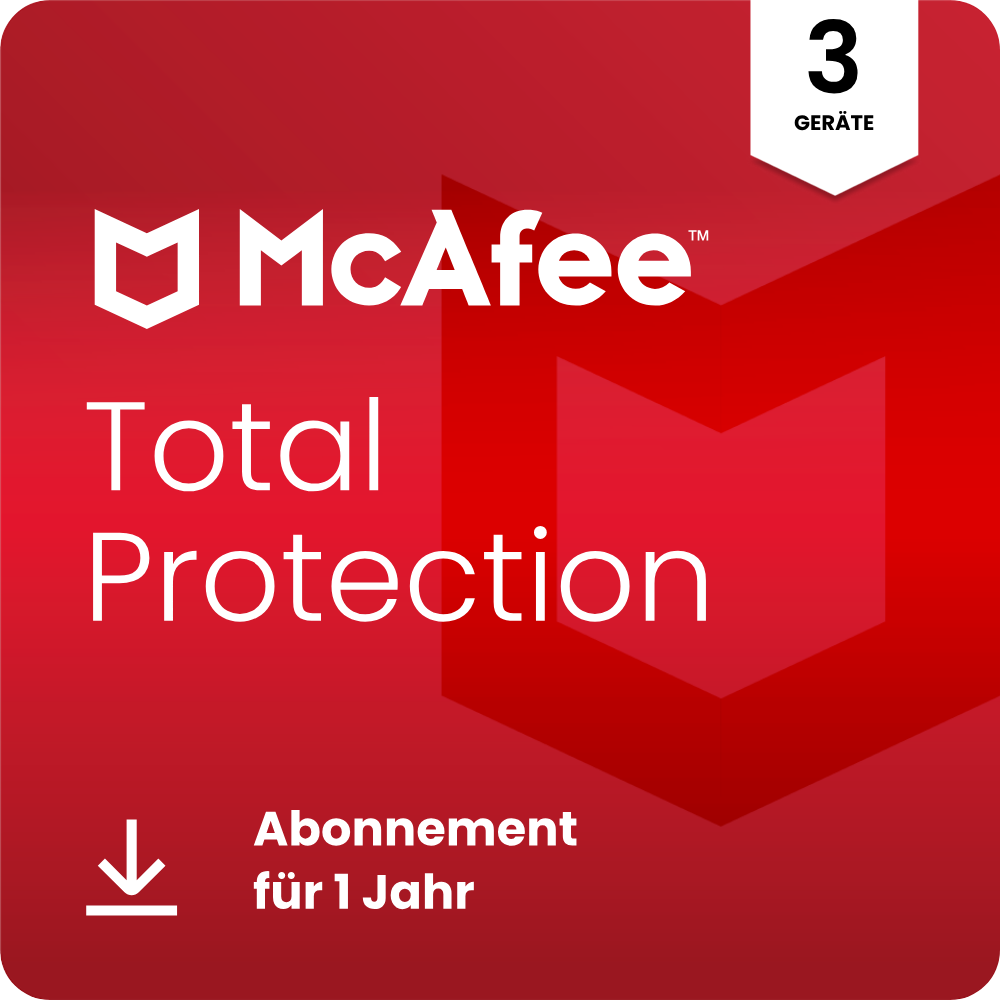 McAfee Total Protection [3 Geräte - 1 Jahr]