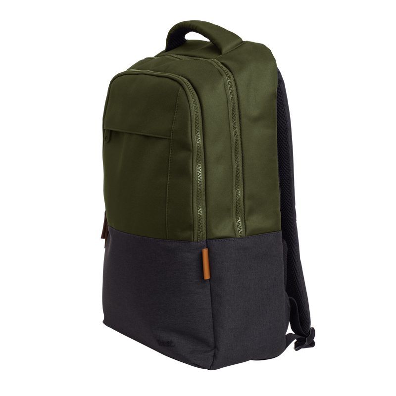 TRUST Rucksack LISBOA bis zu 16 Zoll BACKPACK - GRÜN