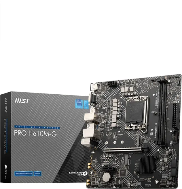 MSI Pro Pro H610M-G Mainboard
