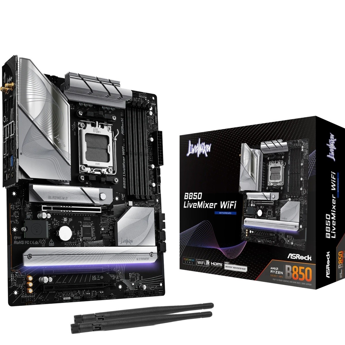 ASRock B850 LiveMixer WiFi Mainboard