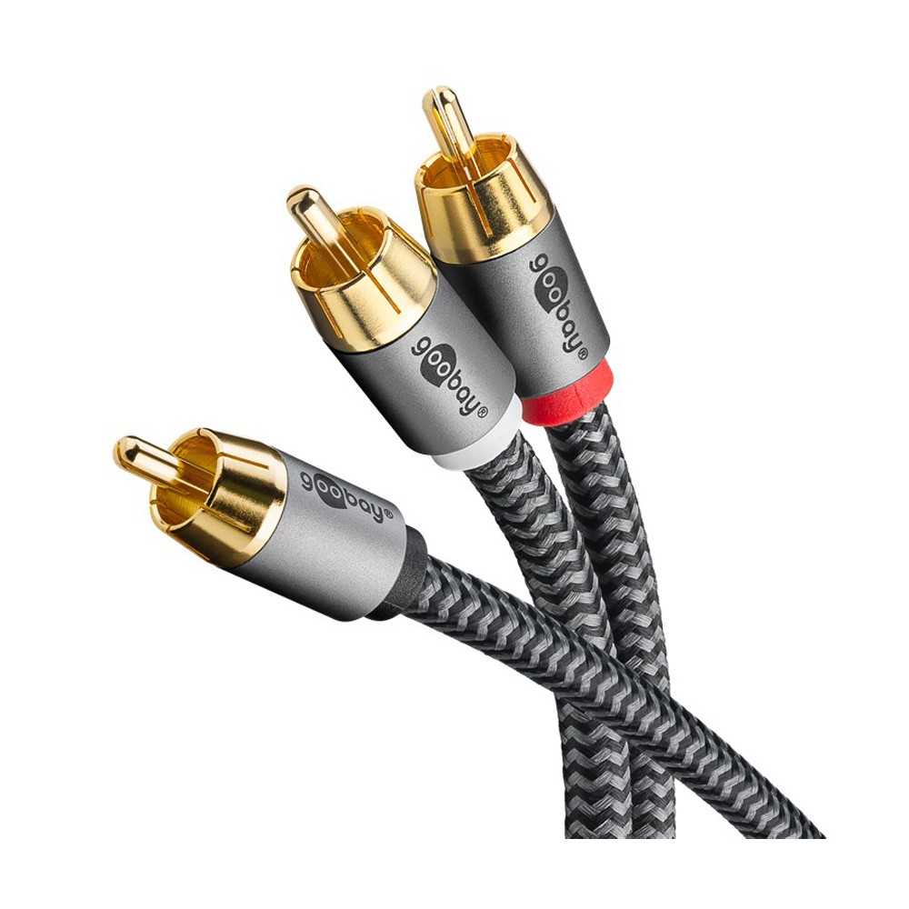 Goobay Plus Cinch Y-Kabel, 3.0 m