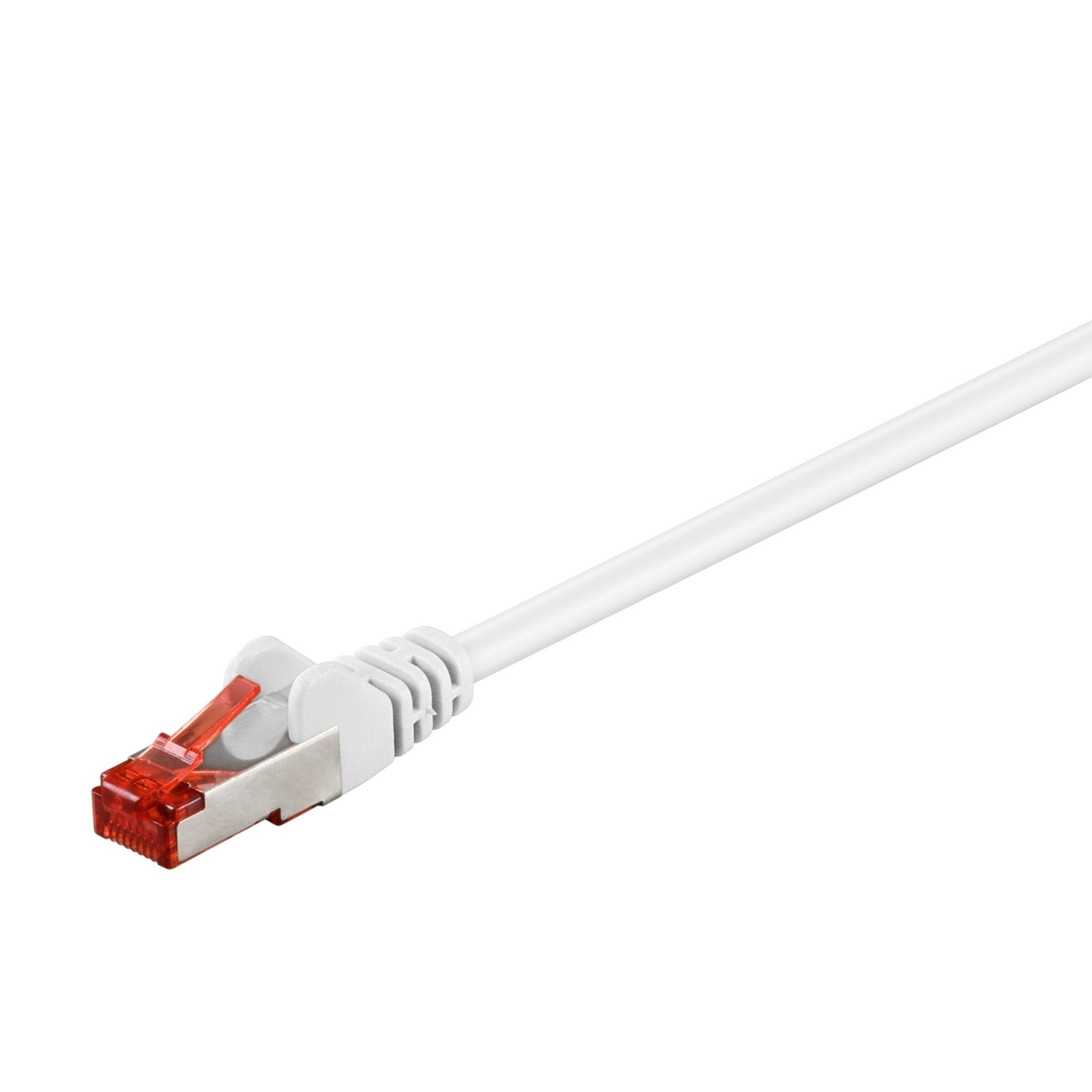 Goobay 2m CAT 6 Patchkabel, S/FTP (PiMF), Weiß