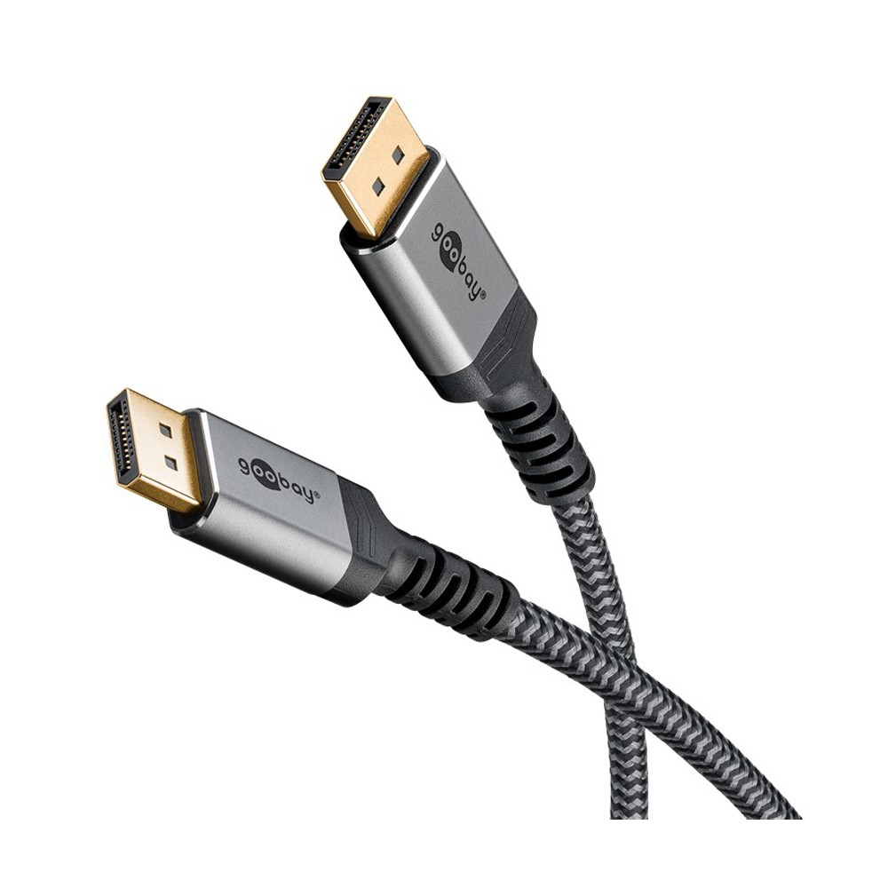 Goobay Plus DisplayPort-Kabel (8K@60Hz), 1.0 m