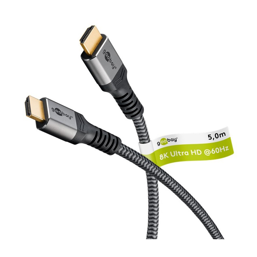 Goobay Plus Ultra High-Speed HDMI™-Kabel (8K@60Hz), 0.5m