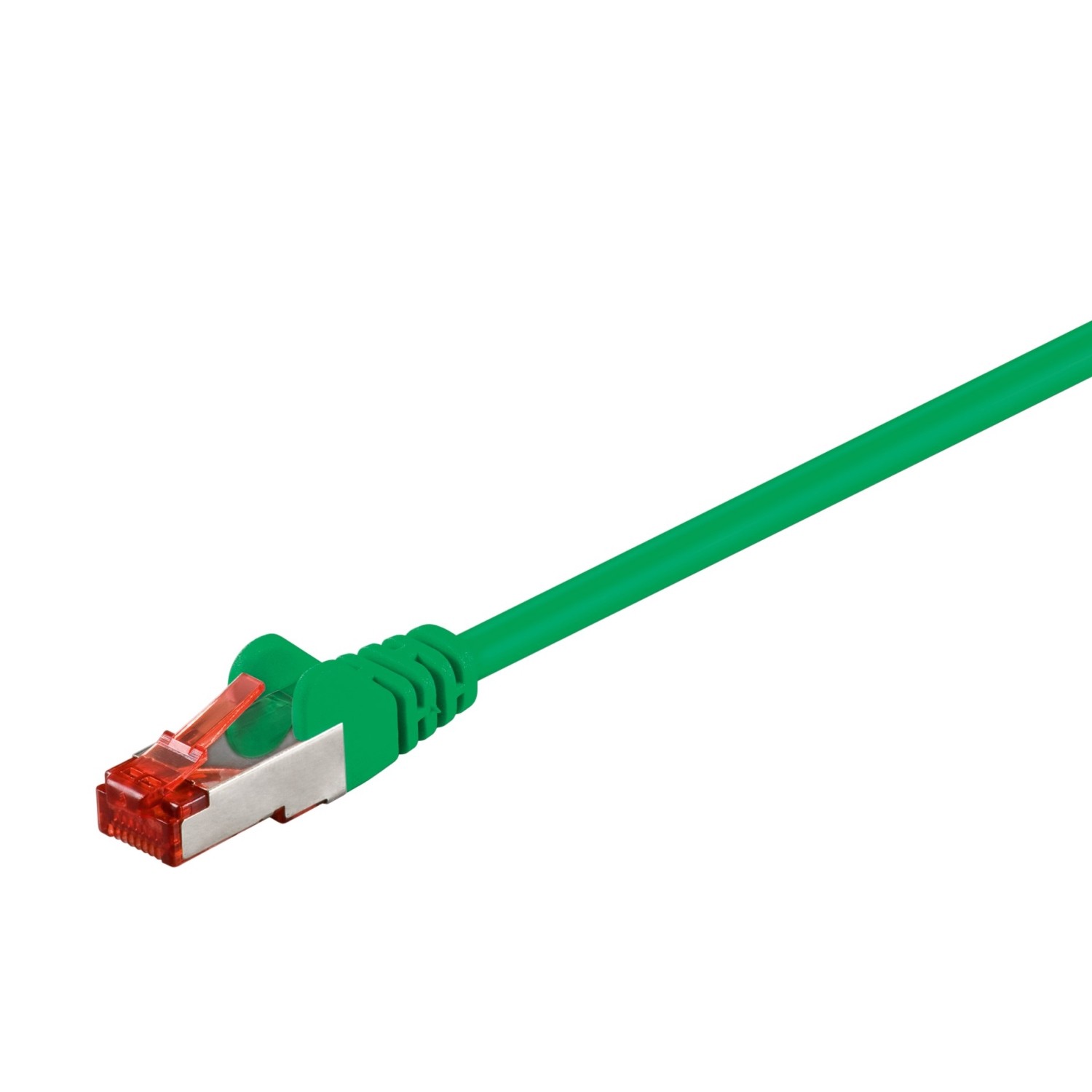 Goobay 1,5m CAT 6 Patchkabel, S/FTP (PiMF), Grün