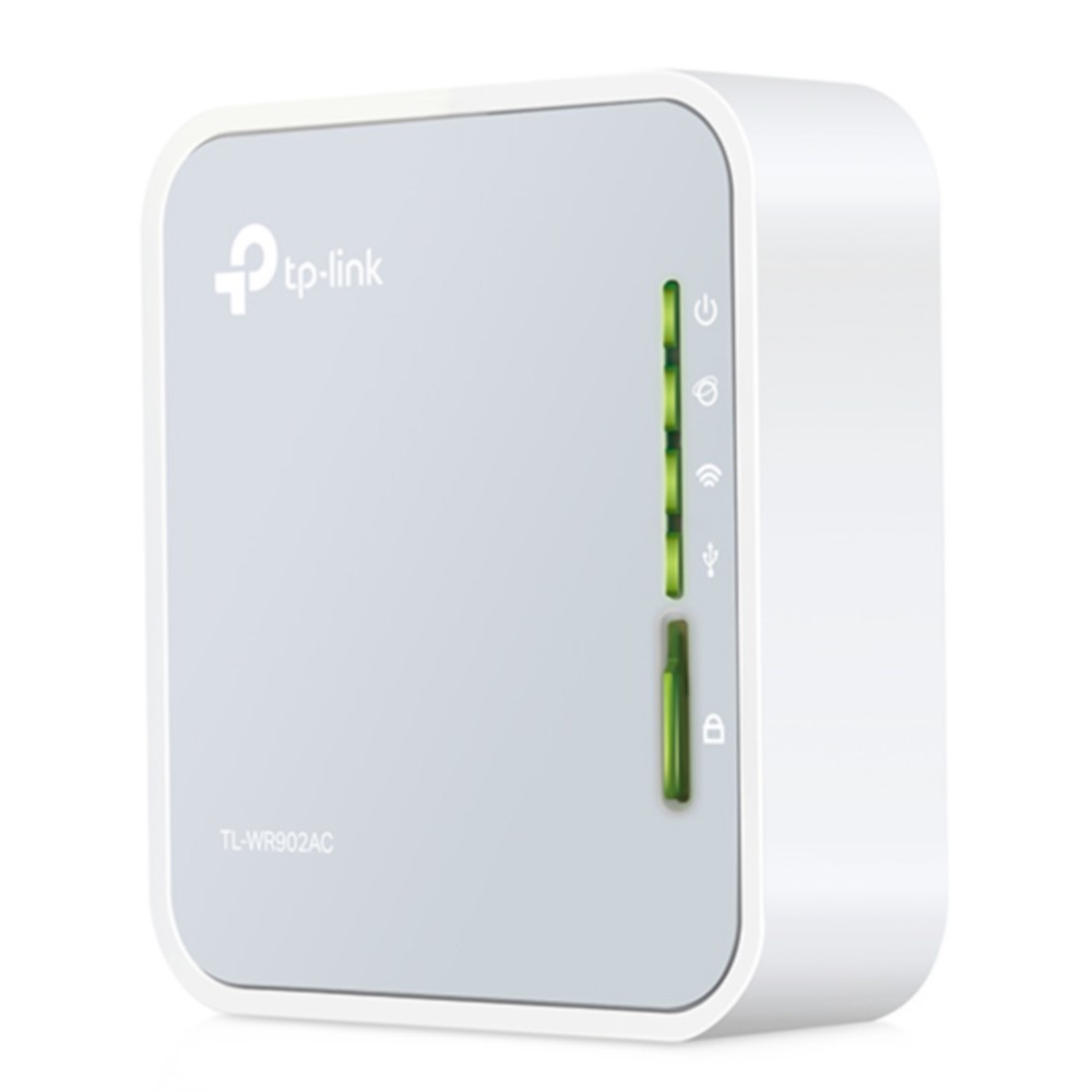 TP-Link TL-WR902AC Mobiler WLAN Router AC750 Dual-Band, 1x LAN