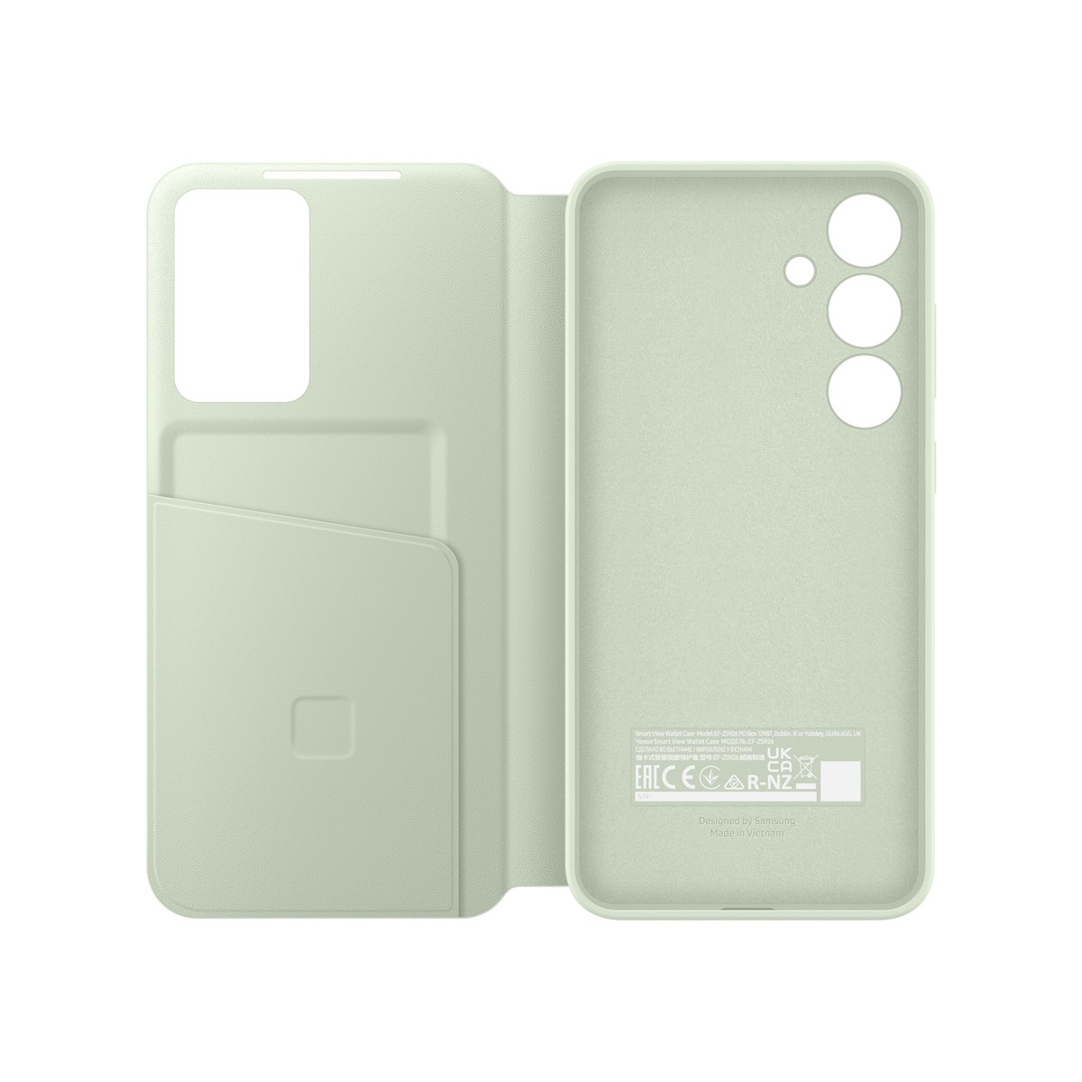 Samsung Smart View Wallet Case für Galaxy S24+, Light Green