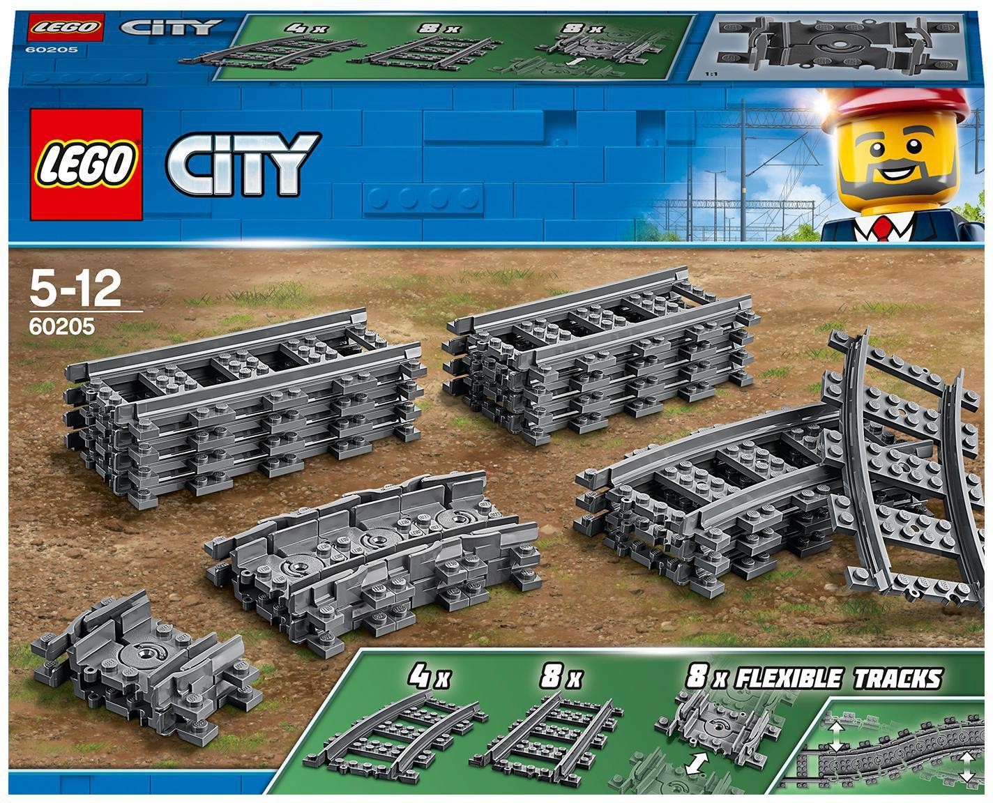 City Schienen und Kurven
