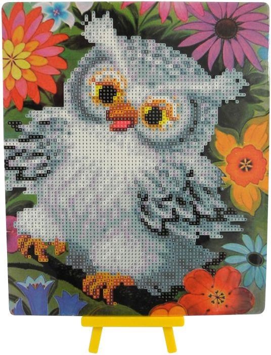 Diamond Painting Eule 25x21cm