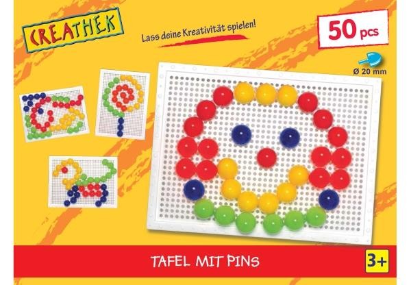 CR Tafel mit 50 Pins  20mm