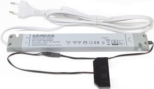 LED-Konverter 230 V 12 V 30 W 6-fach Verteiler L&S