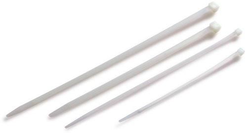 Kabelbinder Maße 300x4,8mm weiß TRANSPAK - VPE: 1000
