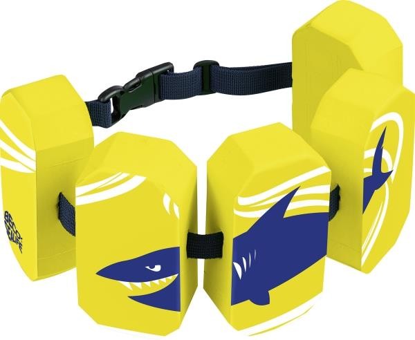 Schwimmgürtel 5Pads Sealife gelb, 2-6 J.