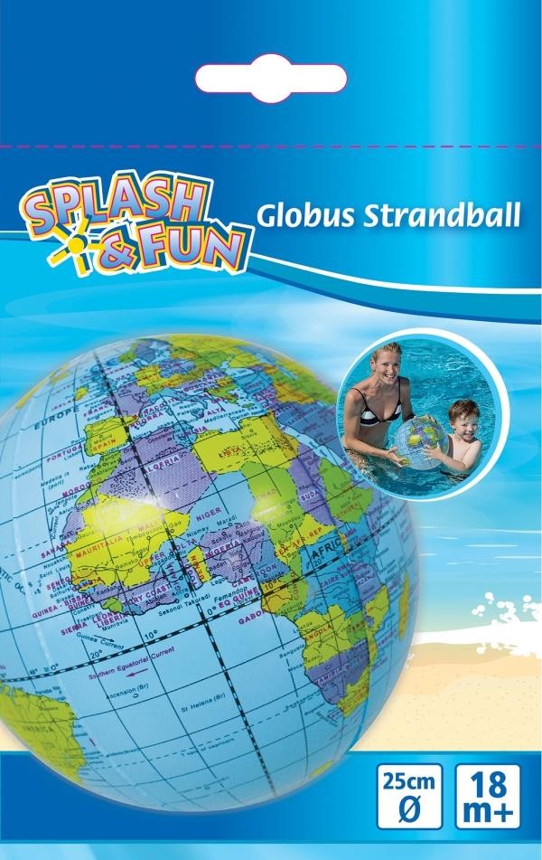 SF Strandball Globus,  25cm