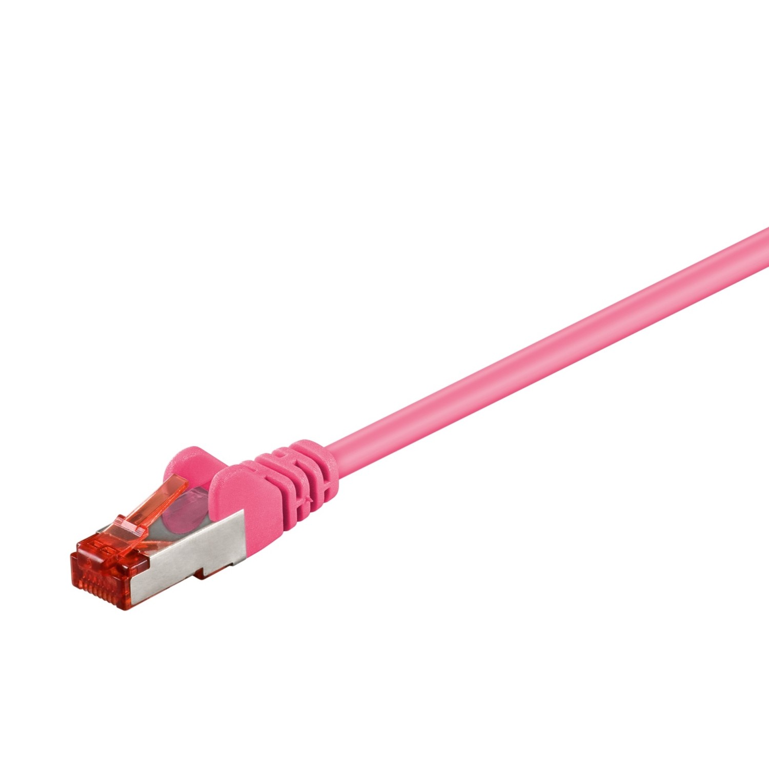 Goobay 0,5m CAT 6 Patchkabel, S/FTP (PiMF), Magenta