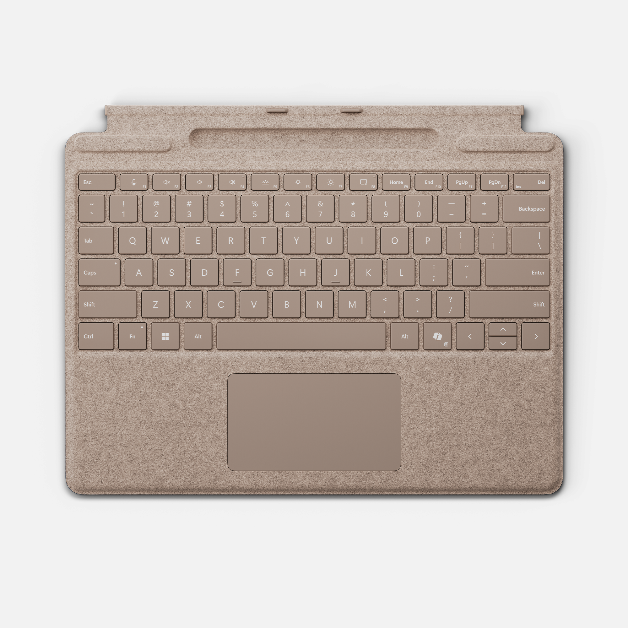 Microsoft Surface Pro Keyboard mit Stiftaufbewahrung - sand