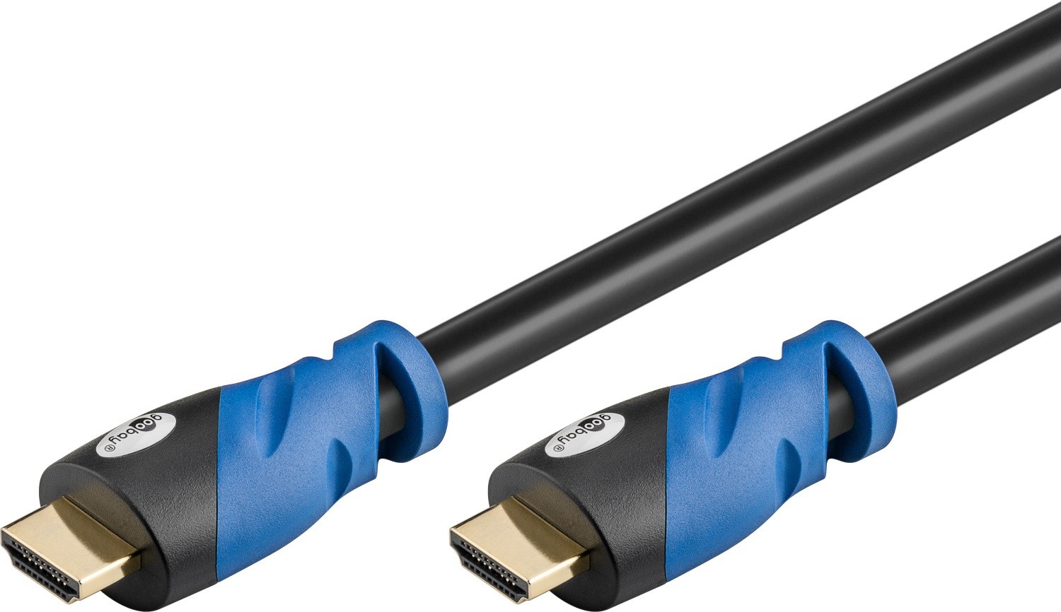 Goobay 2m Premium HDMI™ Kabel mit Ethernet [4K@60Hz, HDR, ARC]