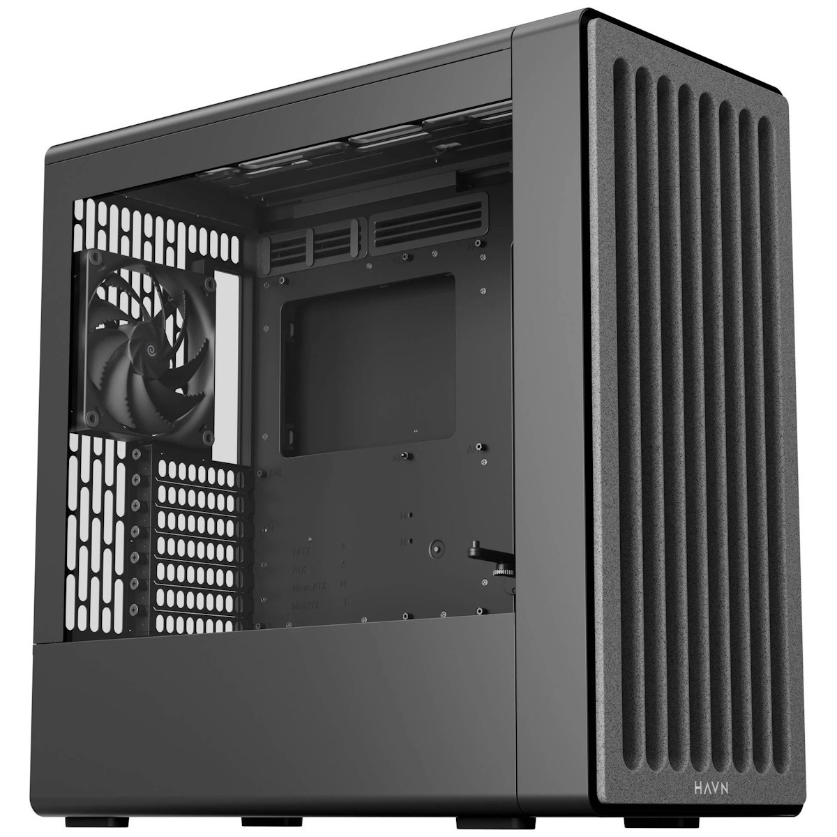 HAVN BF 360 Flow schwarz | PC-Gehäuse