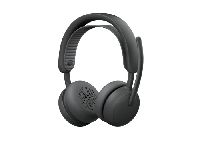 Logitech Zone Wireless 2 ES for Business Kabelloses Headset Geräuschunterdrückung, Adaptiver Hybrid-ANC, UC zertifiziert, Grafit