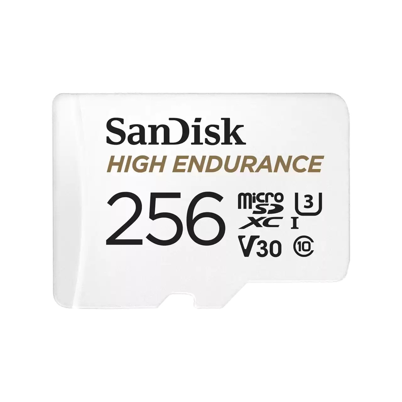 SanDisk High Endurance microSDXC 256GB Speicherkarte +SD Adapter [Class 10], Lesegeschwindigkeiten von bis zu 100 MB/s, Für Lang