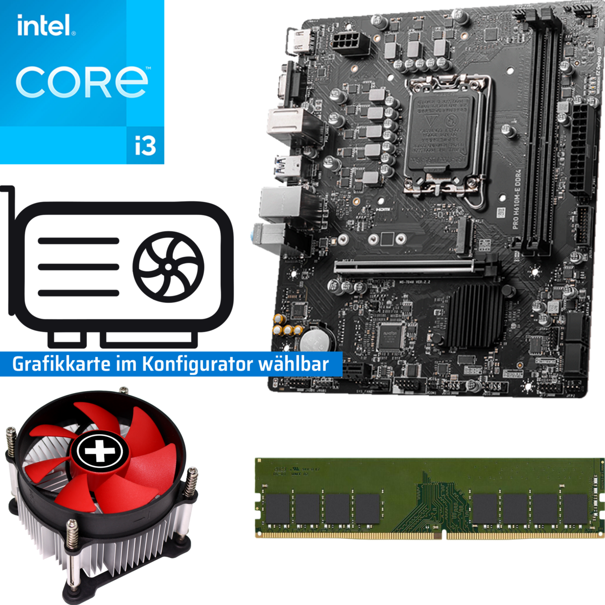 PC Aufrüstkit Entry Gaming IN54