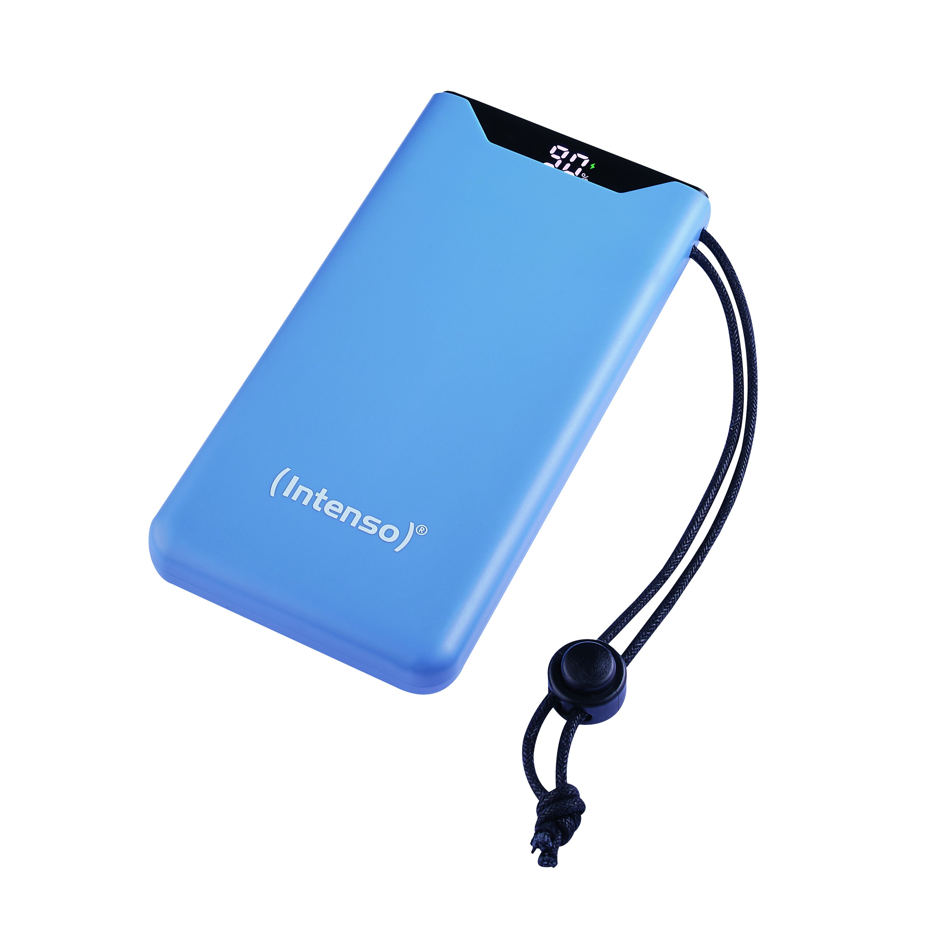 Intenso Powerbank F10000, 20 W, PD und Qualcomm Quick Charge 3.0 Wiederaufladbarer Lithium-Polymer-Akku, 10.000 mAh Kapazität