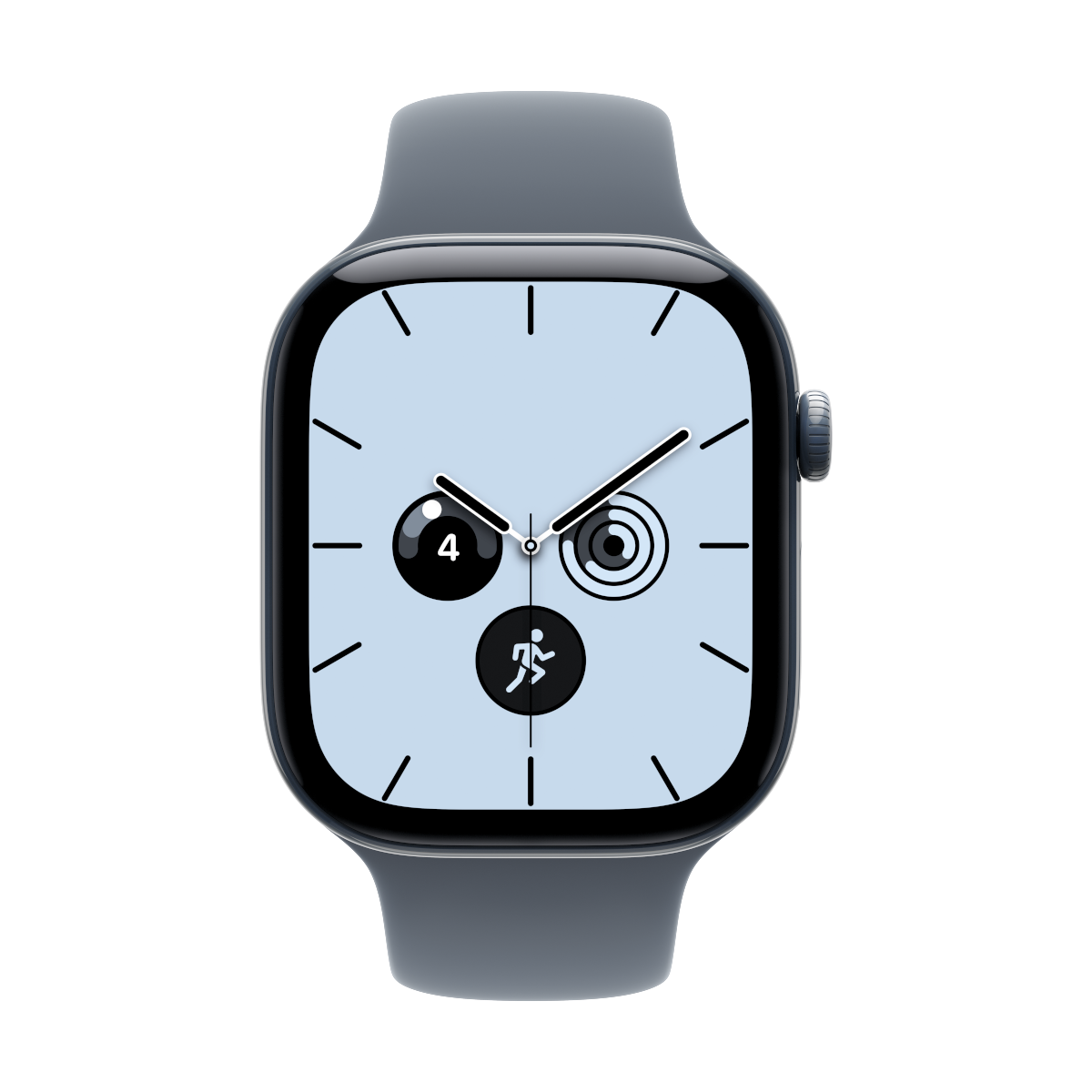Apple Watch Series 12 Cellular 46mm - Nachtblau Keramik Case Navyblau Sport Band - M/L