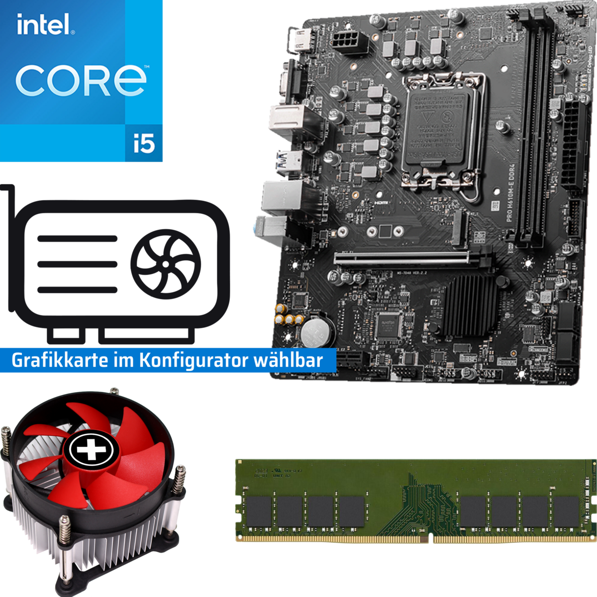 PC Aufrüstkit Entry Gaming IN55