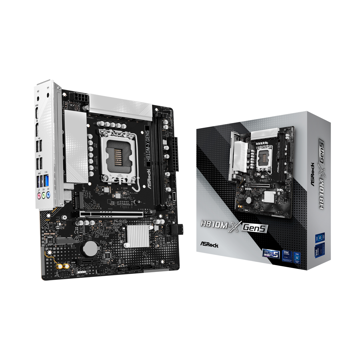 ASRock H810M-X Gen5 Mainboard Sockel 1851